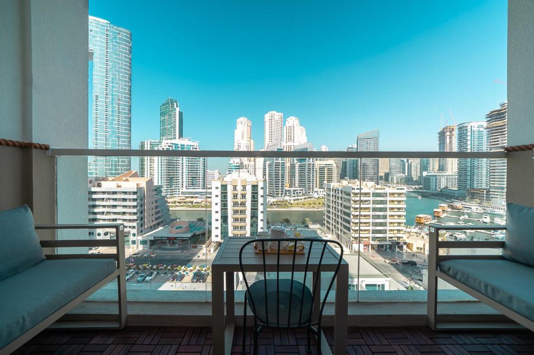 Higuests - Designer Studio In Dubai Marina With Amazing Views Bagian luar foto